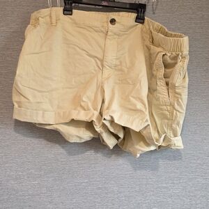 Old Navy Womens Yellow Shorts